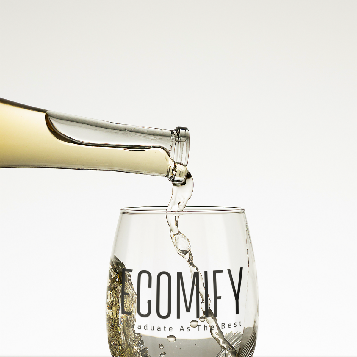 Ecomify® Glass Wine Mug