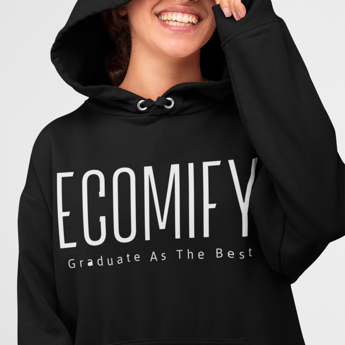 Ecomify® Plain Pullover Hoodie