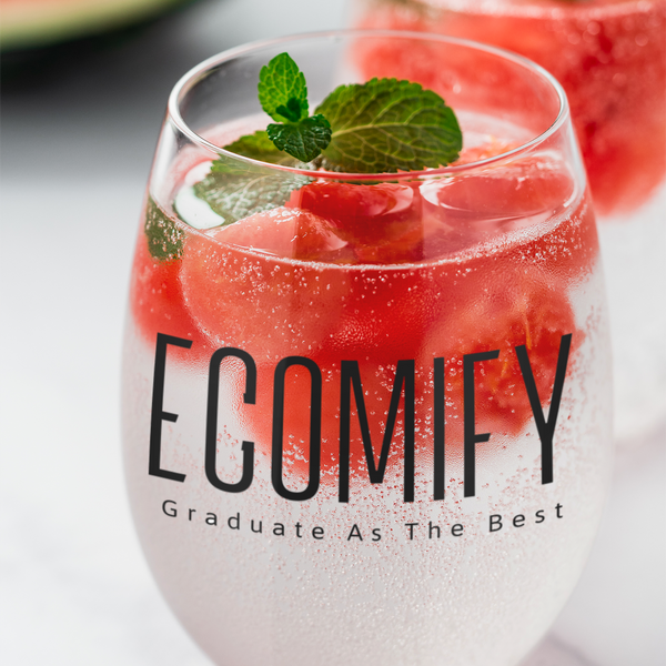 Ecomify® Glass Wine Mug