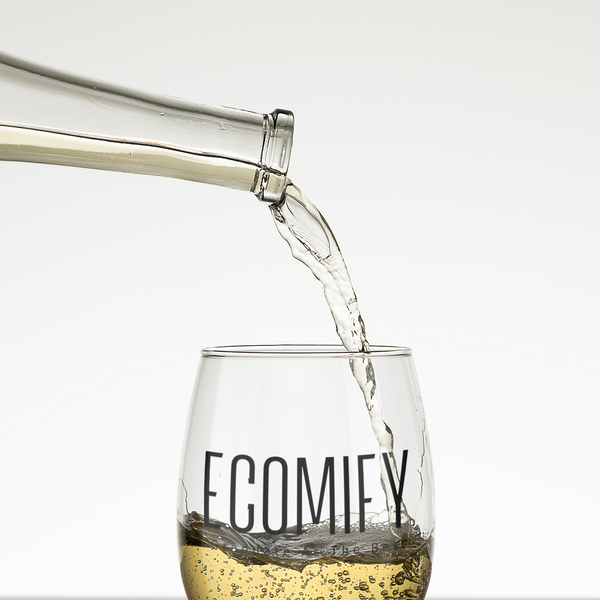 Ecomify® Glass Wine Mug